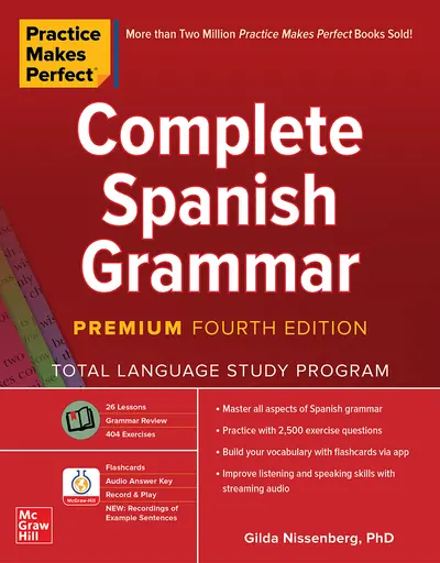 Cover of Practice Makes Perfect: Complete Spanish Grammar